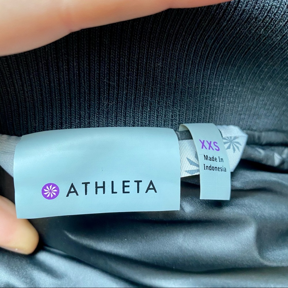 Athleta Down Puffer Bomber Jacket - image 7